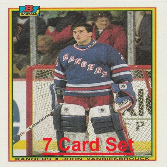 John Vanbiesbrouck NYR Hockey Card Collection - Picture 1 of 8